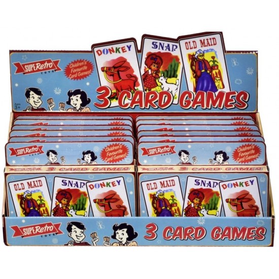 3in1 Retro Children's Card Games